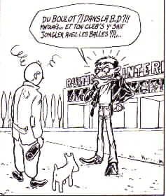 Tintin chez Rustine